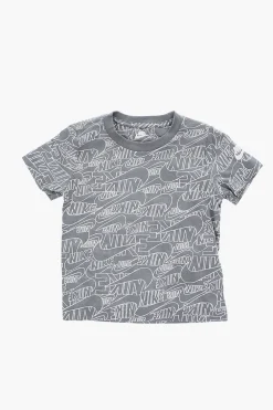 Set T-shirt Girocollo Logo All Over e Shorts>Nike KIDS Clearance