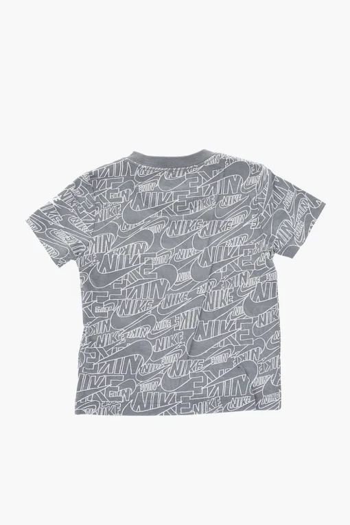 Set T-shirt Girocollo Logo All Over e Shorts>Nike KIDS Clearance