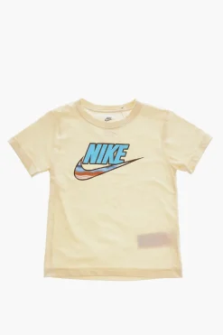 Fashion Set T-shirt Girocollo Stampata e Shorts con Elastico in Vita Bambino Abbigliamento