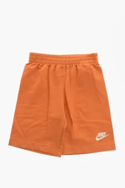 Fashion Set T-shirt Girocollo Stampata e Shorts con Elastico in Vita Bambino Abbigliamento