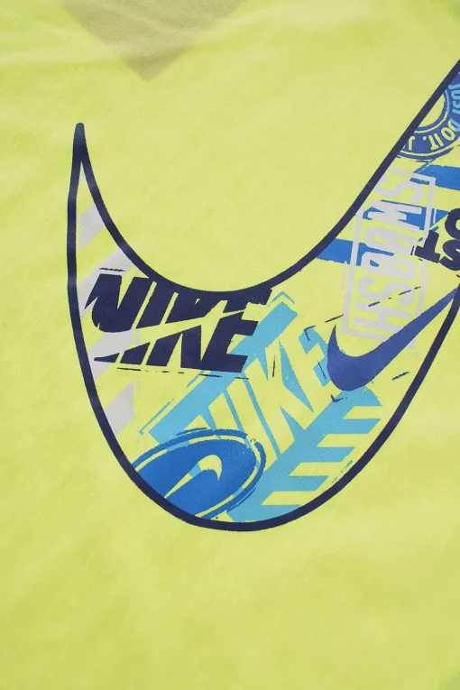 Set T-shirt Girocollo Stampata e Shorts in Mesh>Nike KIDS Discount