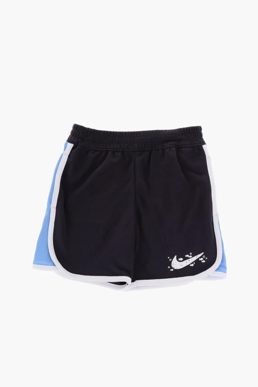 Set T-shirt Girocollo Stampata e Shorts con Bande a Contrasto>Nike KIDS Hot