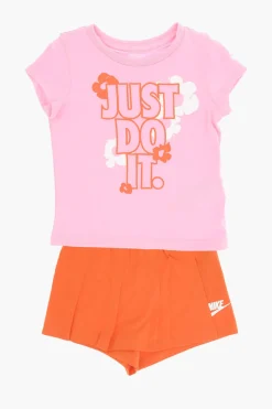 Clearance Set T-Shirt Stampata e Pantagonna Abbigliamento