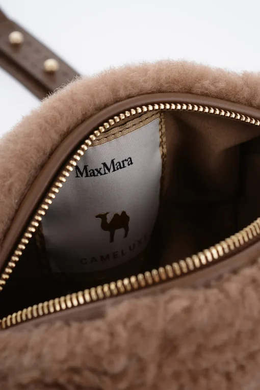 SFILATA Borsa a Tracolla TEDDYROLLS in Cammello>Max Mara Discount
