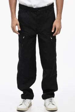 Online SHIRT Pantaloni Cargo in Twill con Passanti Uomo Pantaloni