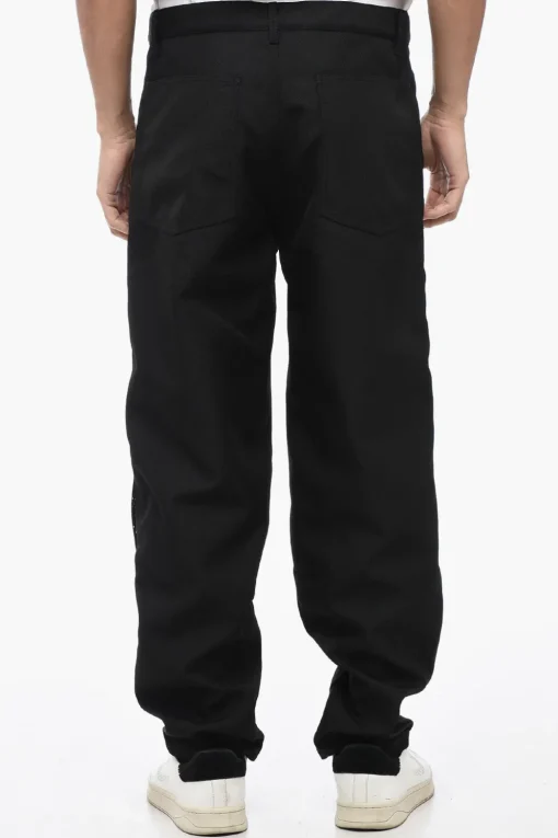 Online SHIRT Pantaloni Cargo in Twill con Passanti Uomo Pantaloni