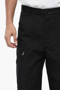 Online SHIRT Pantaloni Cargo in Twill con Passanti Uomo Pantaloni