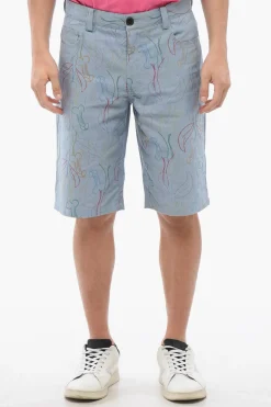 Shorts 5 Tasche in Cotone Stampato>Viktor & Rolf Sale