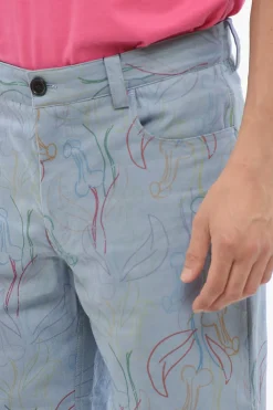 Shorts 5 Tasche in Cotone Stampato></noscript>Viktor & Rolf Sale