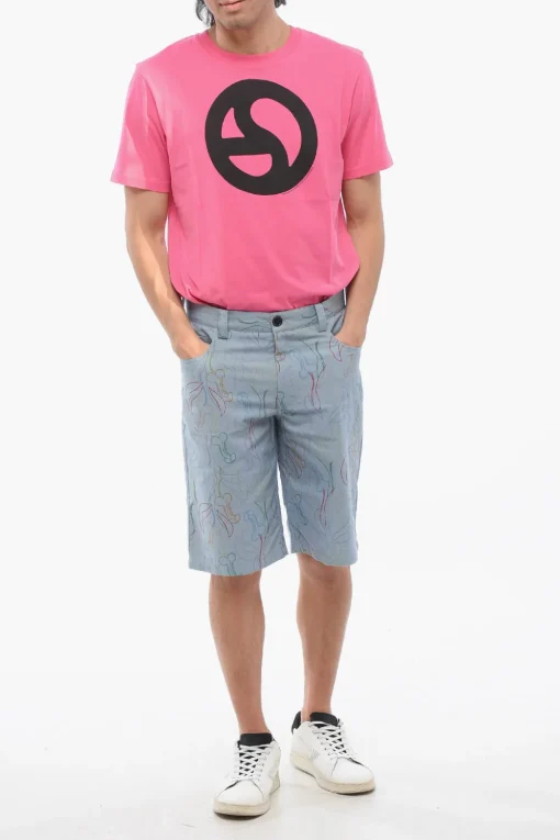 Shorts 5 Tasche in Cotone Stampato>Viktor & Rolf Sale