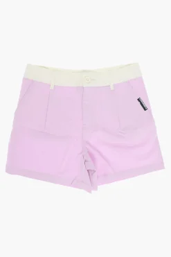 Shorts a 1 Pince in Cotone Stretch>Converse KIDS Fashion