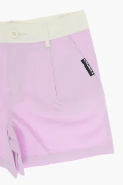 Shorts a 1 Pince in Cotone Stretch>Converse KIDS Fashion