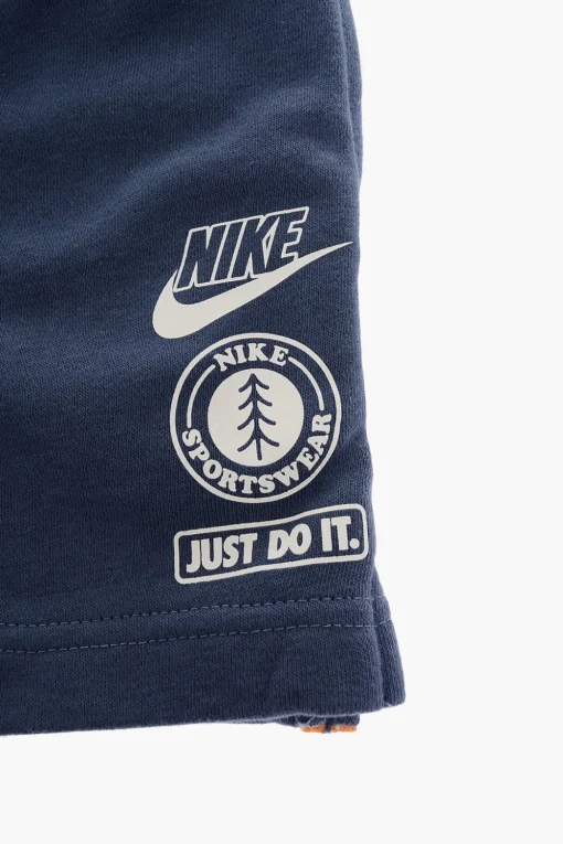 Outlet Shorts a 2 Tasche con Bande Laterali Bambino Abbigliamento