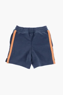 Outlet Shorts a 2 Tasche con Bande Laterali Bambino Abbigliamento