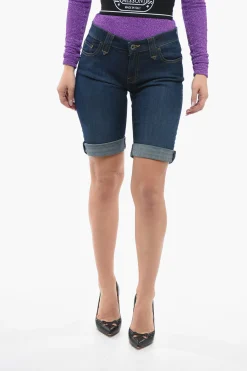 Shorts a 5 Tasche in Denim Stretch>Woolrich Discount