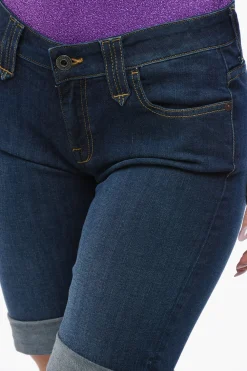 Shorts a 5 Tasche in Denim Stretch></noscript>Woolrich Discount