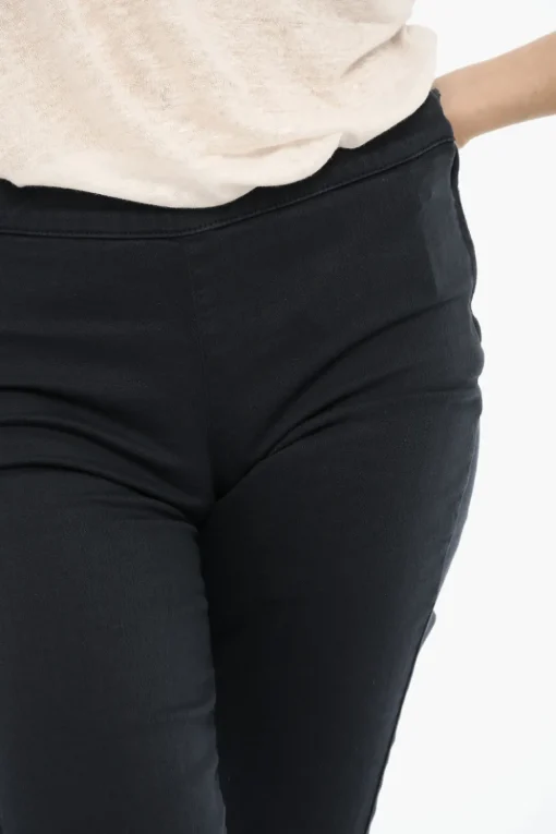 Fashion Shorts a Orlo con Risvolto e Chiusura Dorata Donna Pantaloni