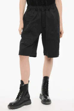 Hot Shorts a Tinta Unita con Monogram in Rilievo Uomo Pantaloni