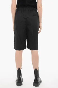 Hot Shorts a Tinta Unita con Monogram in Rilievo Uomo Pantaloni