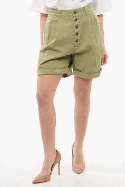 Shorts a Vita Alta con Pince>Etro New