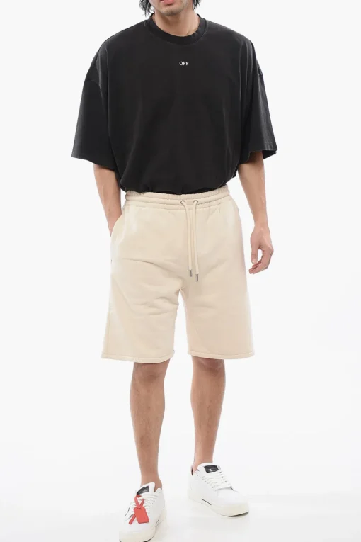 Clearance Shorts ANGORA CORNELY con Ricamo Uomo Pantaloni