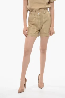 Shorts BICE In Twill di cotone con Maxi Tasche>Nine In The Morning Clearance