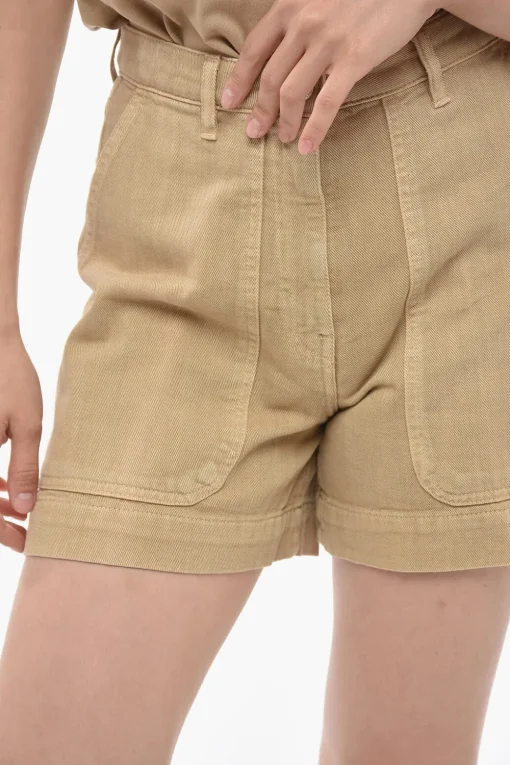 Shorts BICE In Twill di cotone con Maxi Tasche>Nine In The Morning Clearance