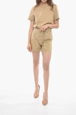 Shorts BICE In Twill di cotone con Maxi Tasche></noscript>Nine In The Morning Clearance
