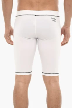Shorts Biker GOTHIC Con Stampa Logo>Dsquared2 Fashion