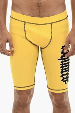 Best Shorts Biker GOTHIC Con Stampa Logo Uomo Pantaloni