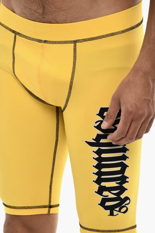 Best Shorts Biker GOTHIC Con Stampa Logo Uomo Pantaloni
