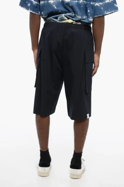 Shorts Cargo in Cotone con Coulisse in Corda>Jil Sander Discount
