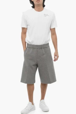 Shorts Cargo in Felpa a Tinta Unita></noscript>Neil Barrett Online