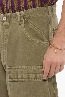 Shorts Cargo in Tinta Unita con Passanti>1989 Studio Fashion