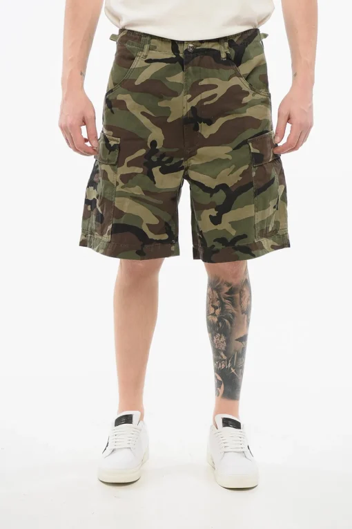 Shorts Cargo Motivo Camouflage>1989 Studio Fashion
