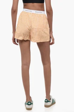 Clearance Shorts CASSIE a Righe con Banda Elastica Logata Donna Pantaloni