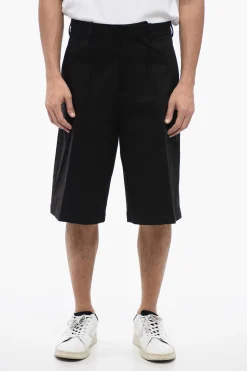Hot Shorts Chino in Cotone Stretch con Passanti Uomo Pantaloni