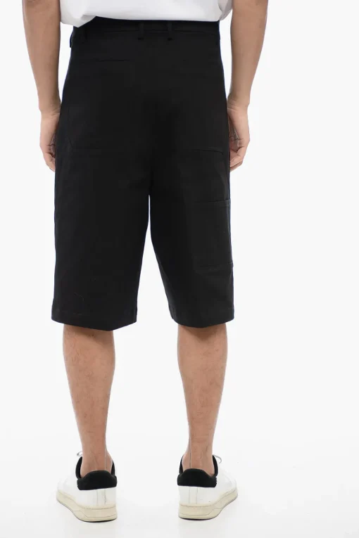 Hot Shorts Chino in Cotone Stretch con Passanti Uomo Pantaloni