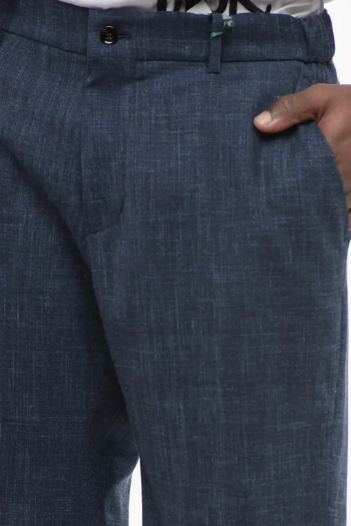 New Shorts Chino in Misto Seta con Passanti Uomo Pantaloni