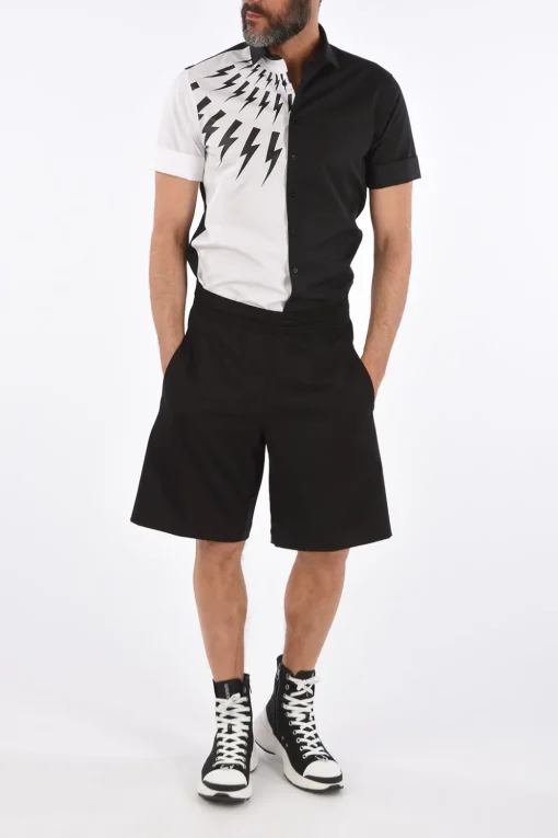 New Shorts CITY con Elastico in Vita Uomo Pantaloni