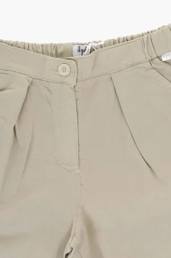 Shorts con Elastico in Vita e Risvolto>il gufo Discount