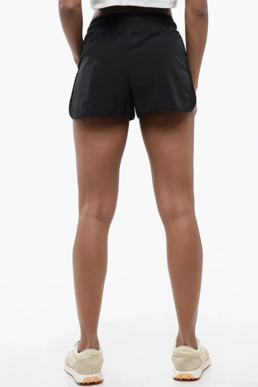 New Shorts CRISPY in Nylon con Banda Laterale in Rete Donna Pantaloni