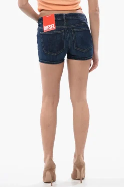 Shorts DE-LYLA a Vita Regolare con Bottone Logato>Diesel Hot