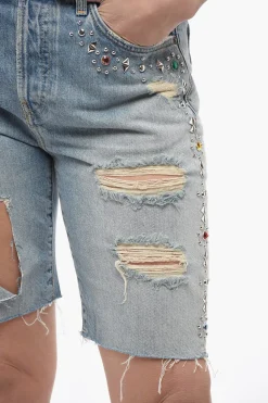 Shorts Distressed Con Borchie></noscript>Washington Dee Cee New
