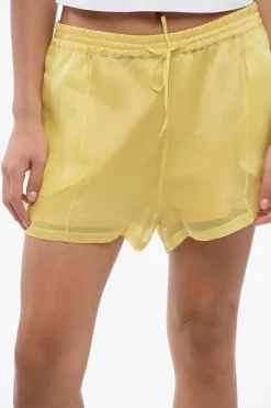 Outlet Shorts in Chiffon con Fodera Donna Pantaloni