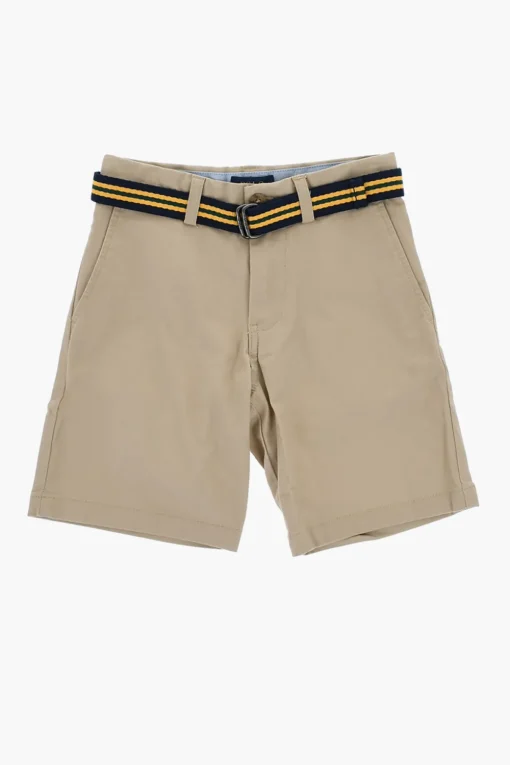 Shorts in Cotone con Cintura>Polo Ralph Lauren Kids New