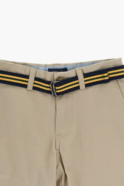 Shorts in Cotone con Cintura>Polo Ralph Lauren Kids New