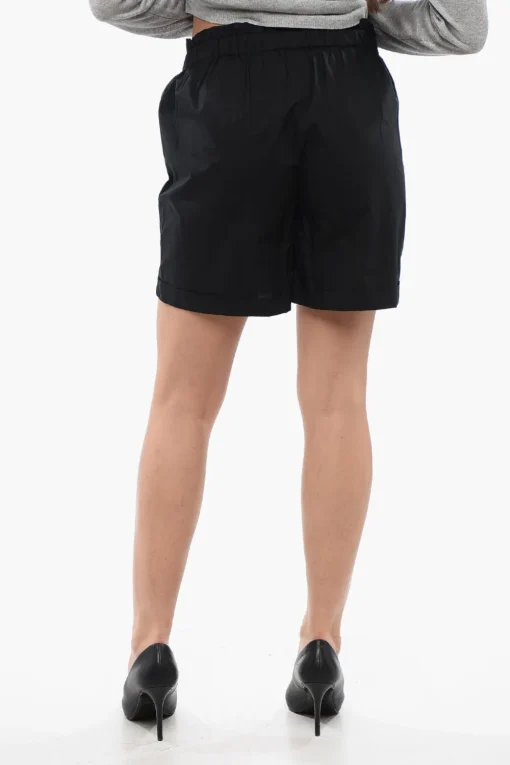 Shorts in Cotone con Elastico in Vita>Woolrich Clearance