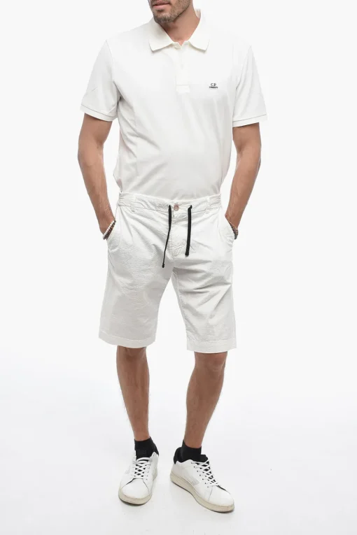 Shorts In Cotone con Elastico in Vita>Maison Clochard Hot