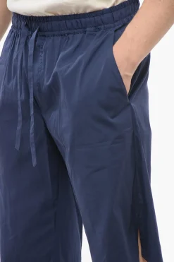 Outlet Shorts in Cotone con Elastico in Vita Uomo Pantaloni